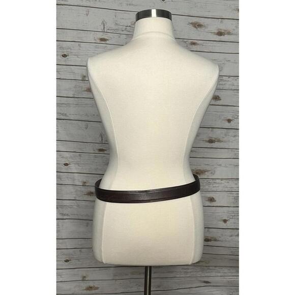 Columbia classic brown geniune leather belt Size 42 - Picture 3 of 7